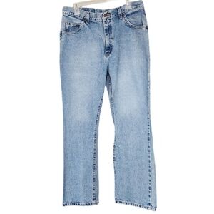 Vintage Gitano Straight‎ Leg Light Wash Blue Denim Jeans Men's 32/30